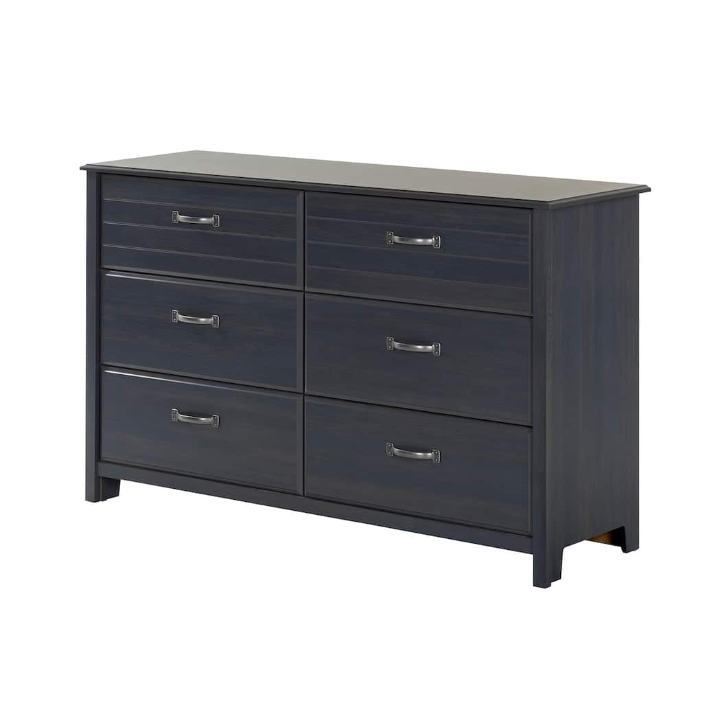 6-Drawer Fall Oak Dresser with Spacious Storage and Smooth Gliding Drawers for Bedroom or Closet Organization
