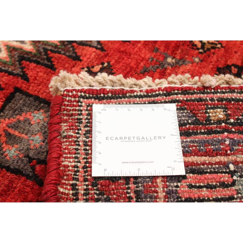 ECARPETGALLERY Hand-knotted Andelz Red Wool Rug - 4'7 x 7'9