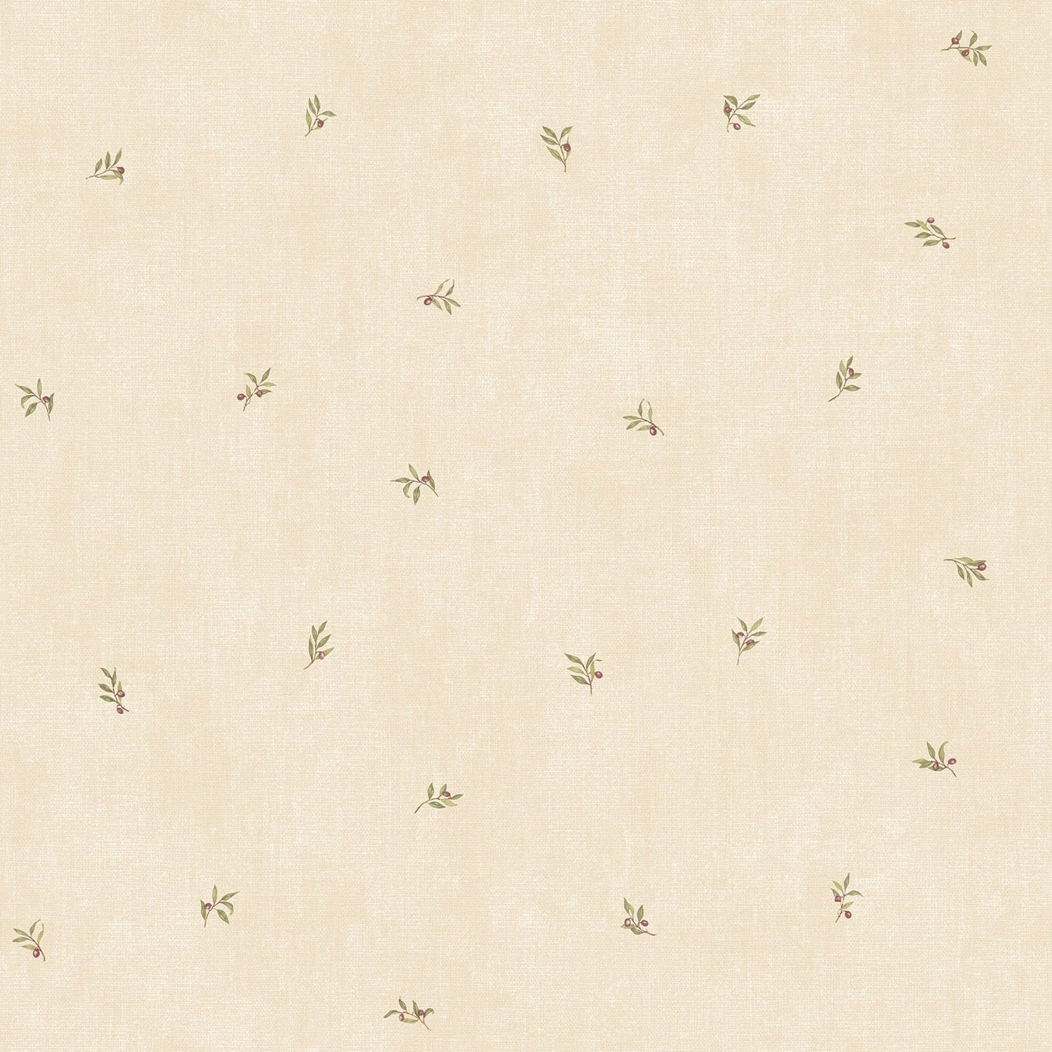 Galerie Wallcoverings Kitchen Recipes Leaf Motif Vinyl on Non-woven Matte Wallpaper Roll