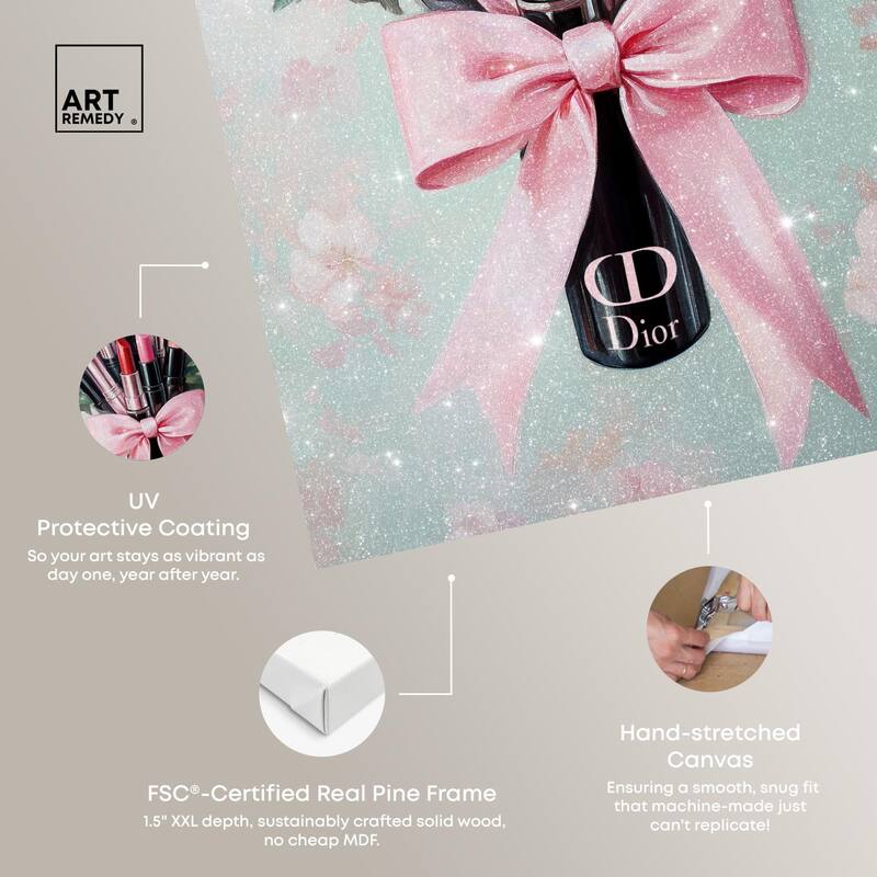 Petitie Bouquet of Lipsticks Canvas by Art Remedy, Gallery Wrapped