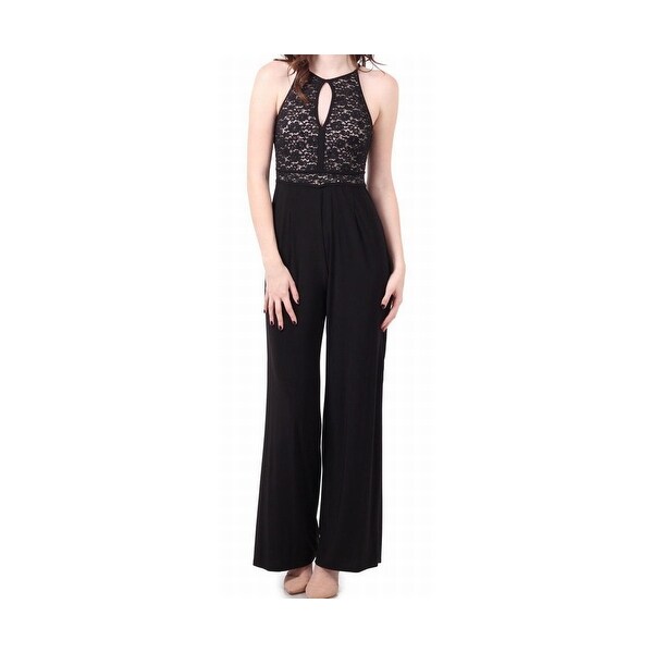 lace bodice jumpsuit