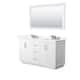 Option White, Nickel Trim, Giotto Quartz Top