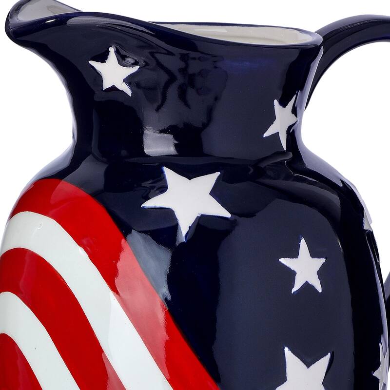 8" Ceramic American Spirit Pitcher