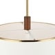 preview thumbnail 5 of 11, Varaluz Desert Flyer 6-Light Pendant - Satin Brass/Medium Walnut