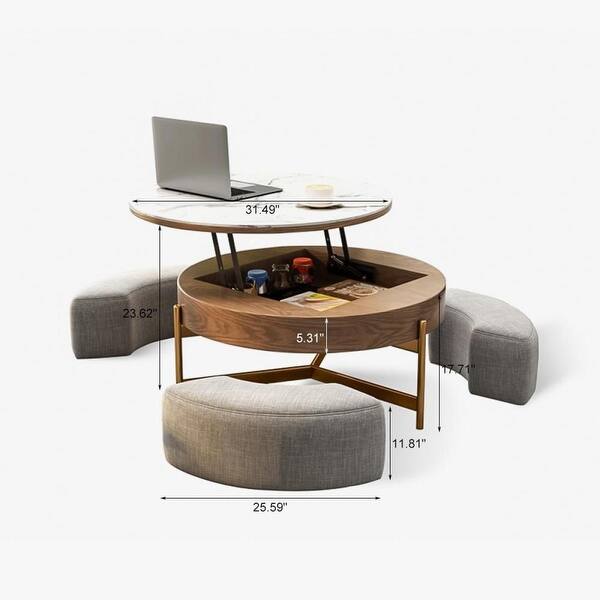 Modern Coffee Table with Storage - Bed Bath & Beyond - 36153198