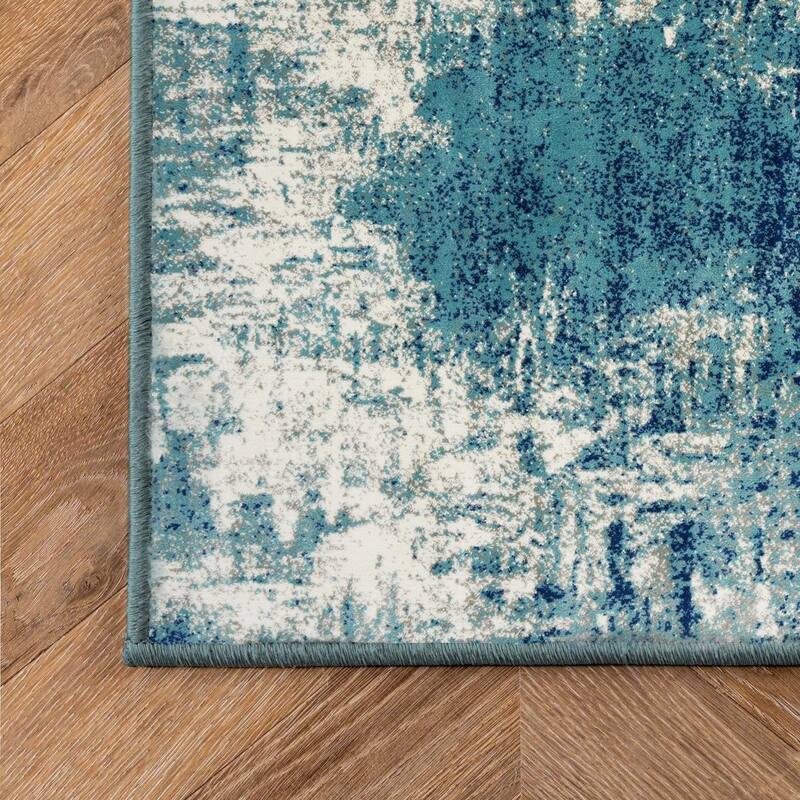 LUXE WEAVERS Modern Abstract Industrial Area Rug - 8' x 10'