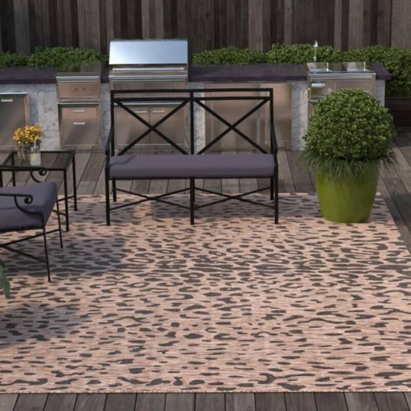 Outdoor Gallery Collection Area Rug - Natural - 10' Square