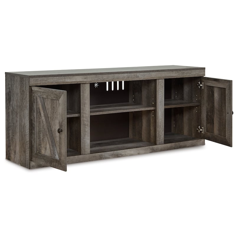 Signature Design by Ashley Wynnlow Weathered Woodgrain 60-inch TV Stand