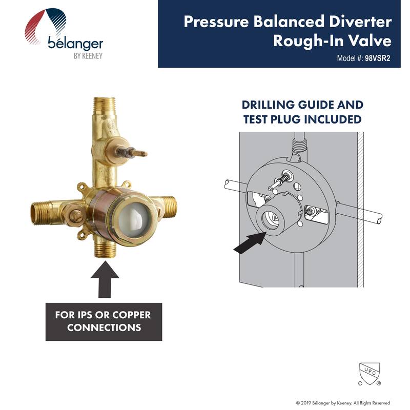 Belanger Delphi Pressure Balanced Shower System from Wall