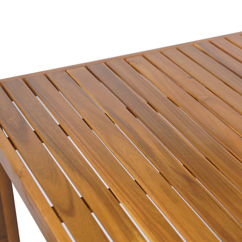 Christopher Knight Home Cole Outdoor Acacia Wood Bar Table