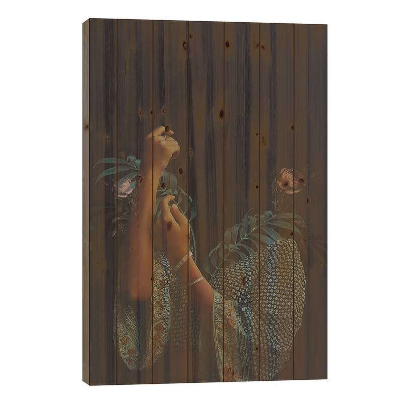 Seconds Before Dawn Print On Wood by Frank Moth - Multi-Color - 26x18x1.5