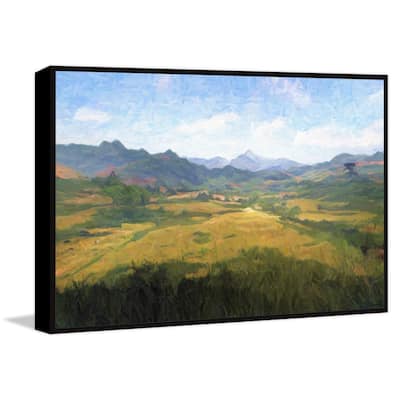 Just Keep Climbing Floater Framed Print on Canvas