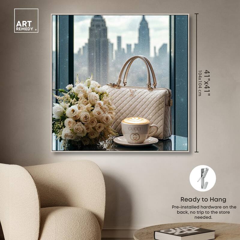Glam by the Window New York Canvas by Art Remedy