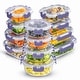 preview thumbnail 25 of 37, JoyFul 24 Piece Glass Food Storage Containers Set with Airtight Lids