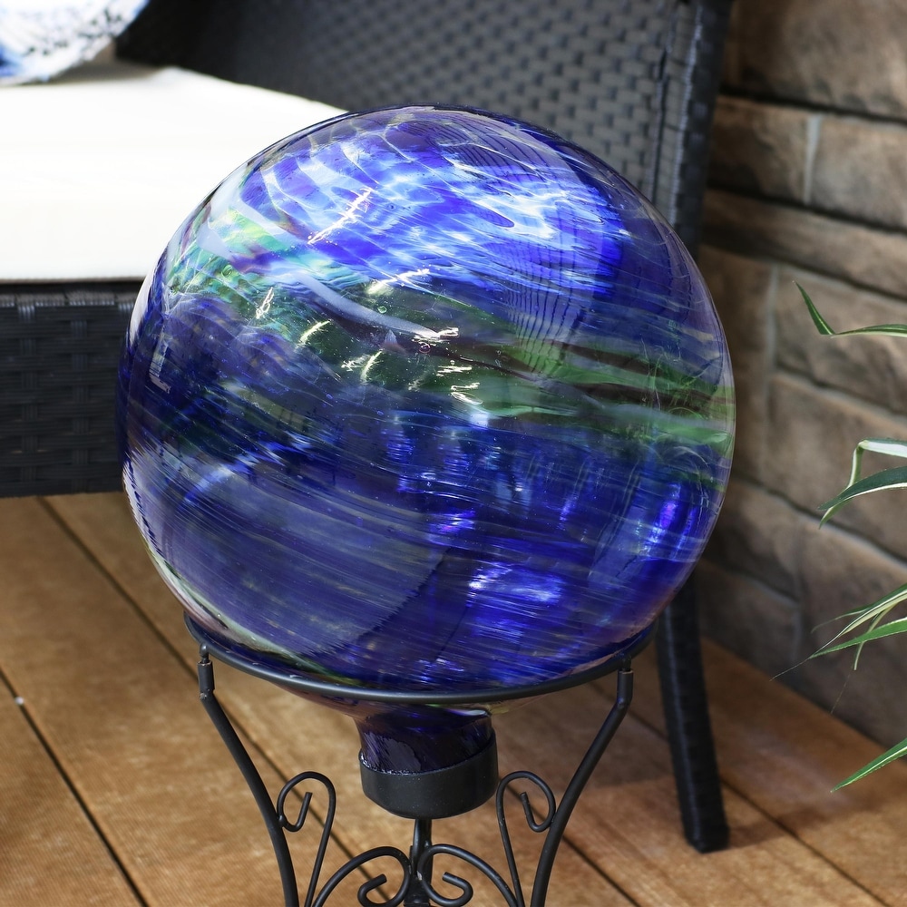 Garden Plug Rust Bed Connector Garden Glass Ball glasdeko 23*6*180cm Transparent 