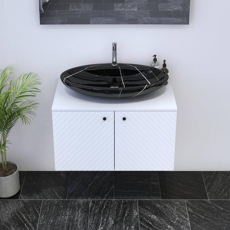 Avela 2D 80 Floating Bathroom Vanity (32" Width)