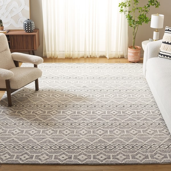 slide 2 of 11, SAFAVIEH Handmade Marbella Guller Boho Geometric Wool & Viscose Rug