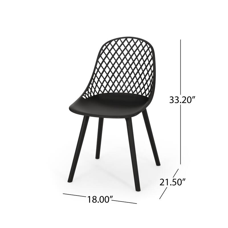 Outdoor Dining Chair - Black