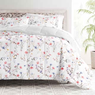 Becky Cameron Meadow Floral Pattern Reversible Comforter Set