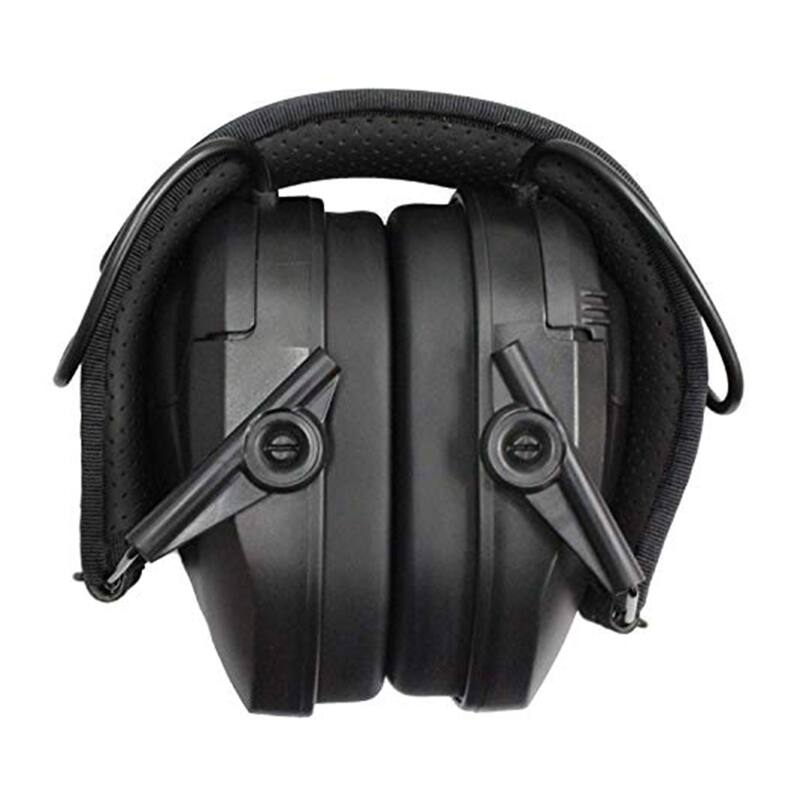 Walker's Razor Slim Shooter Electronic Hearing Protection Earmuff, Black Patriot - 8.1 x 4.6 x 10.6 inches