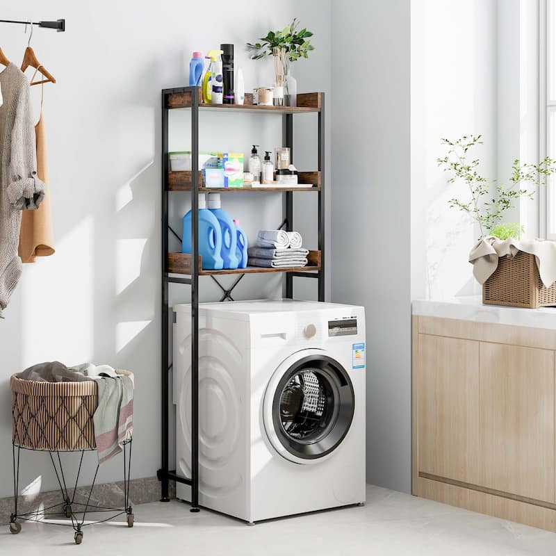 Costway 3-Tier Over-The-Toilet Bathroom Shelf Metal Frame Space Saver - See Details