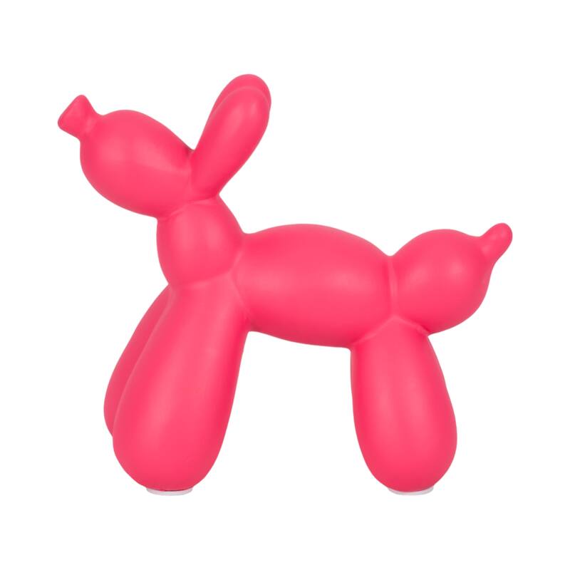 Sagebrook Home Ceramic Balloon Dog Figurine - Modern Decorative Accent Sculpture