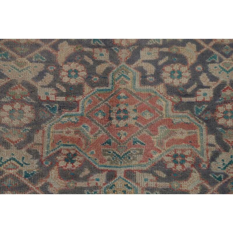 Tabriz Persian Vintage Area Rug Handmade Wool Carpet - 8'5" x 10'10"