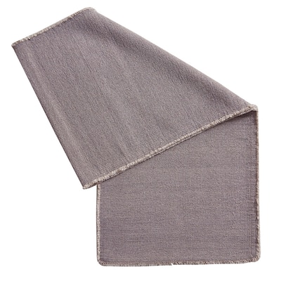 Split P Frayed Edge Lavender Table Runner 72"L - 15" x 72"