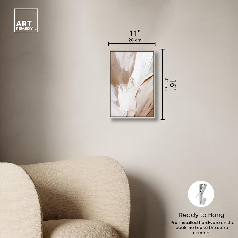 Fawn and Frost Canvas by Art Remedy