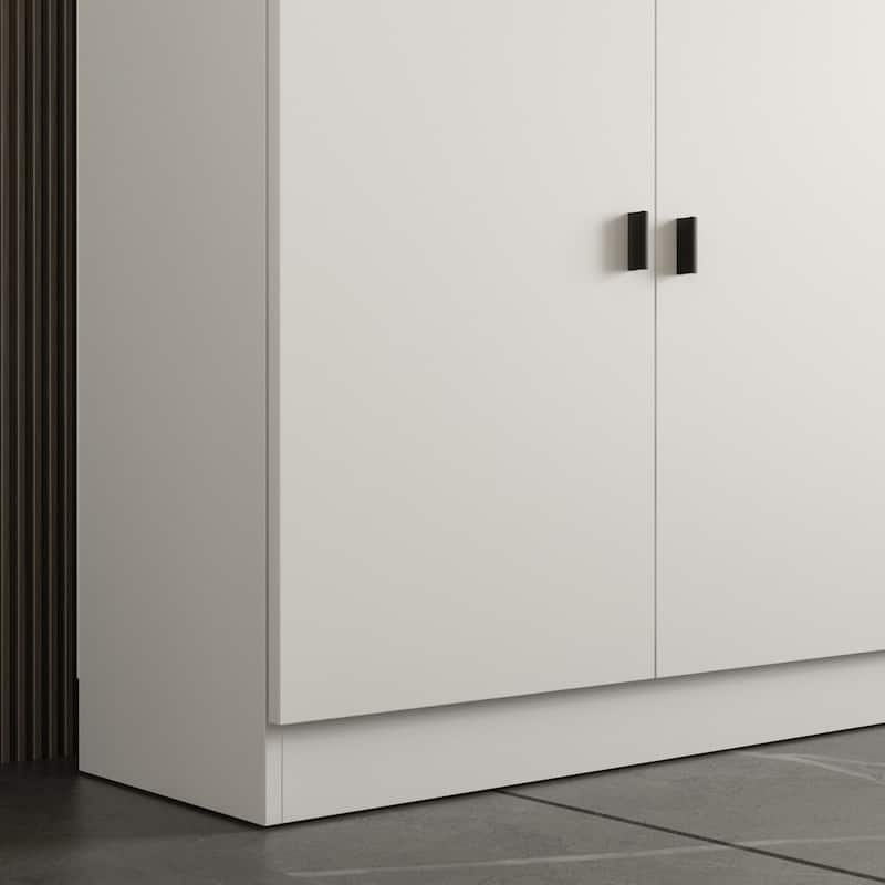 Timechee Combined Bookcase Kitchen Cabinet Display Cabinet Pantry