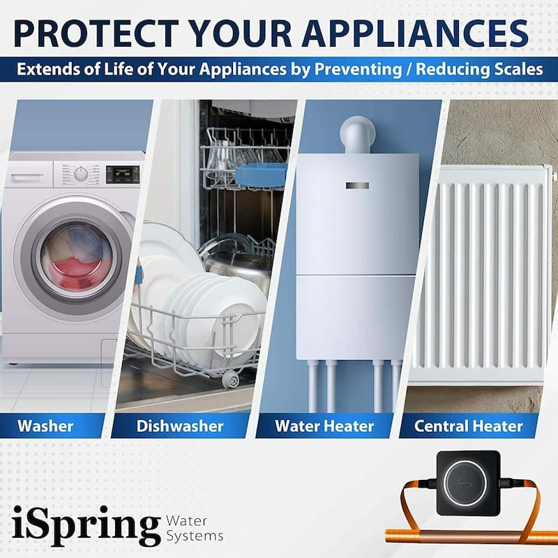 iSpring ED2000 Whole House Water Descaler , Conditioner