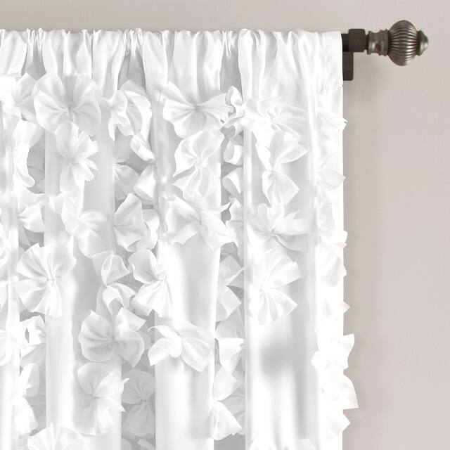Silver Orchid Turpin Single Window Curtain Panel