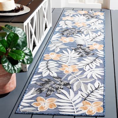SAFAVIEH Cabana Indoor/ Outdoor Waterproof Transitional Rug - 2' x 9' Runner