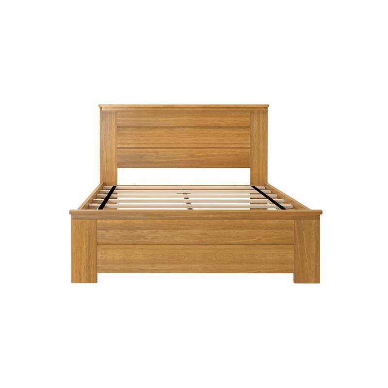 Max and Lily Farmhouse Full Bed with Panel Headboard
