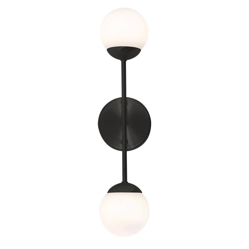 Pearl 18" LED Sconce - Black
