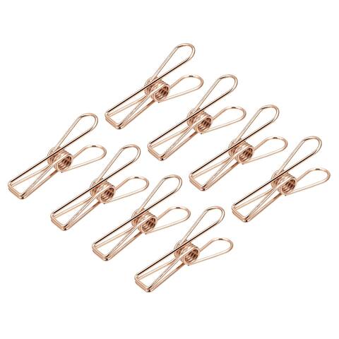 Tablecloth Clips, 55mm Clamps for Fix Table Cloth, Rose Gold 16 Pcs - Rose Gold