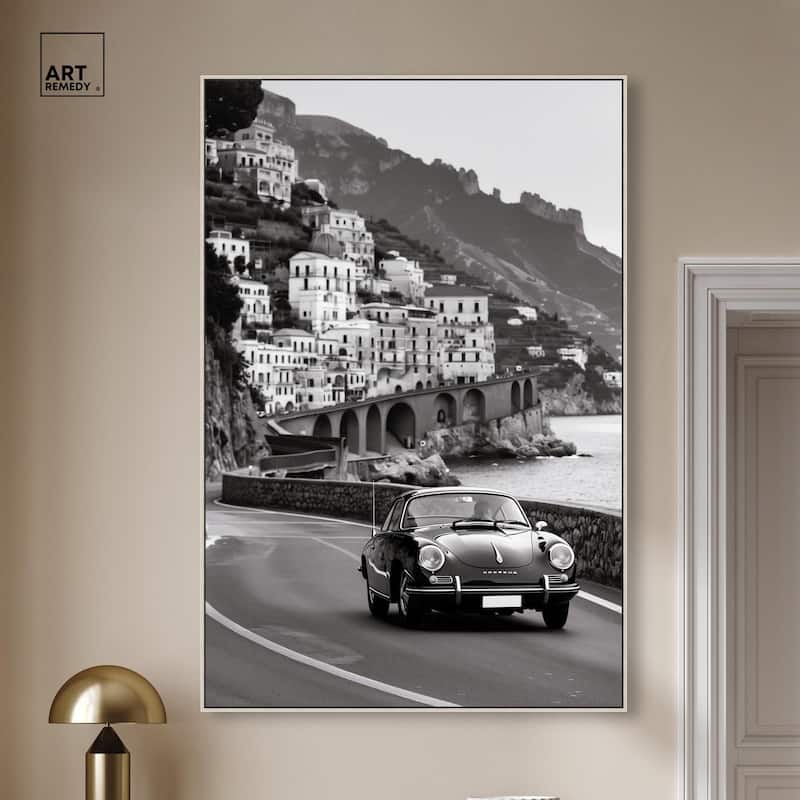Drive through the Town Canvas by Art Remedy