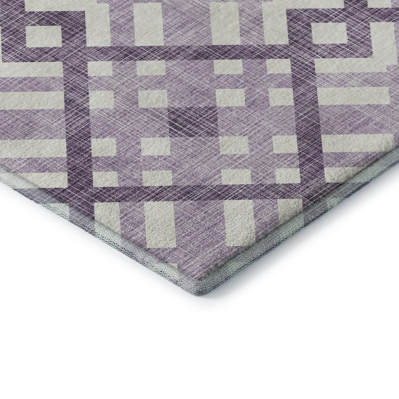 Premium Washable Super Soft Contemporary Geo Mayfield Rug