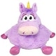 preview thumbnail 3 of 5, Tummy Stuffers: Unicorn - Purple - Kids Soft Magical Character Companion