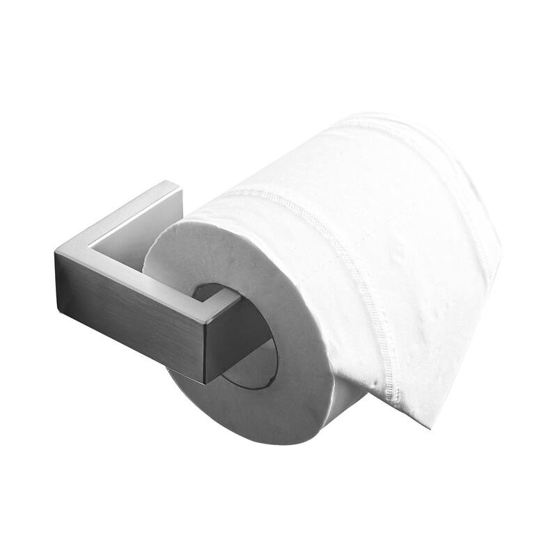 304 Stainless Steel Paper Towel Rack Hidden Installation - Silver