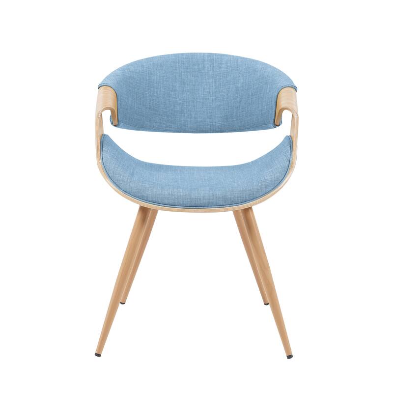 Carson Carrington Skibby Wood and Fabric Mid-century Dining Chair