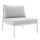 preview thumbnail 16 of 19, Harmony 10-Piece Sunbrella® Basket Weave Outdoor Patio Aluminum Sectional Sofa Set