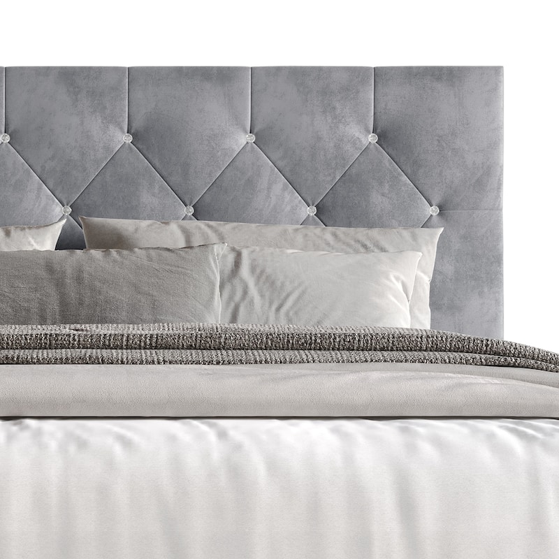Clayfell Groton Tufted Upholstered Panel Bed
