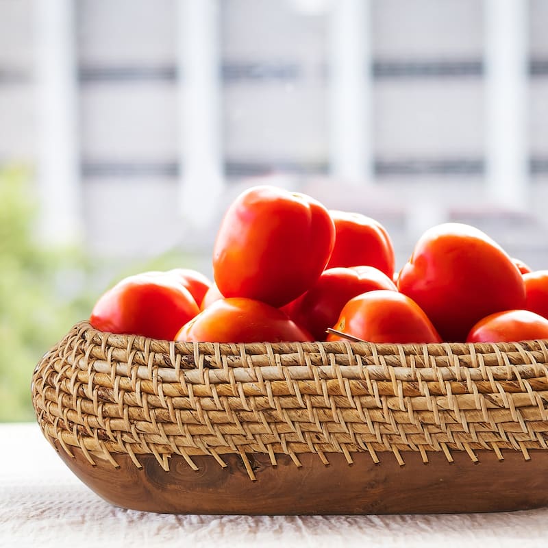 Home Soft Things Kapal Oval Vases Rustic Fruit Wood Bowl - 16.9" x 5.9" x 5.9" - 16.9" x 5.9" x 5.9"