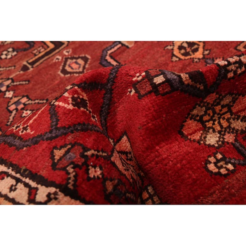 ECARPETGALLERY Hand-knotted Andelz Red Wool Rug - 3'8 x 7'1