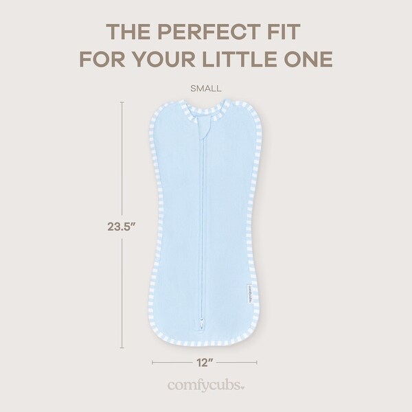 Easy Zipper Wrap 2 Pack Swaddle Blanket by Comfy Cubs - Bed Bath