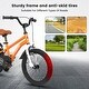 preview thumbnail 3 of 54, Adjustable 14" & 16" Kids Bike with Training Wheels, Safe Brakes & Easy Assembly