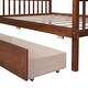 preview thumbnail 54 of 58, Wooden House Bed with 2 Drawers, Headboard & Footboard
