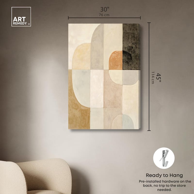 Overlapping Planes I Canvas by Art Remedy, Gallery Wrapped