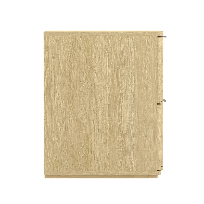 Manhattan Comfort Clive 22 Inch 2 Drawer Nightstand